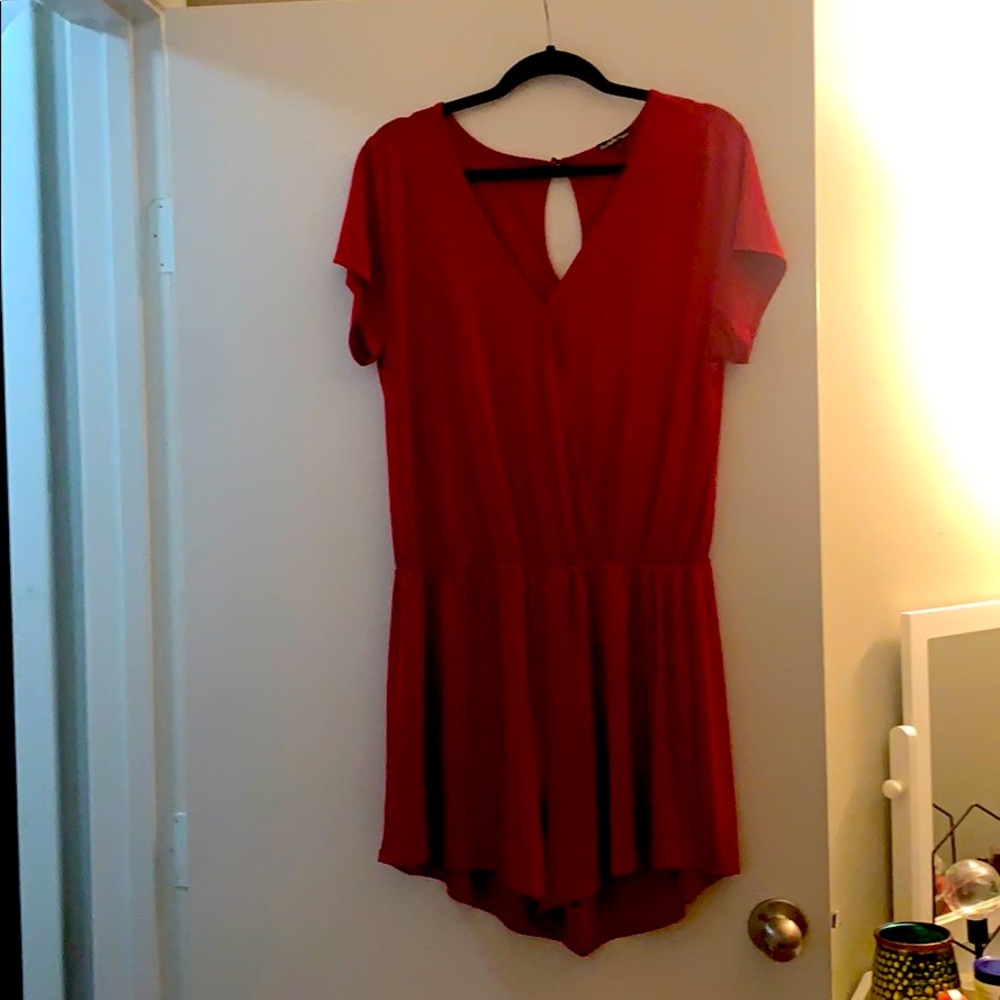Hot red jumper